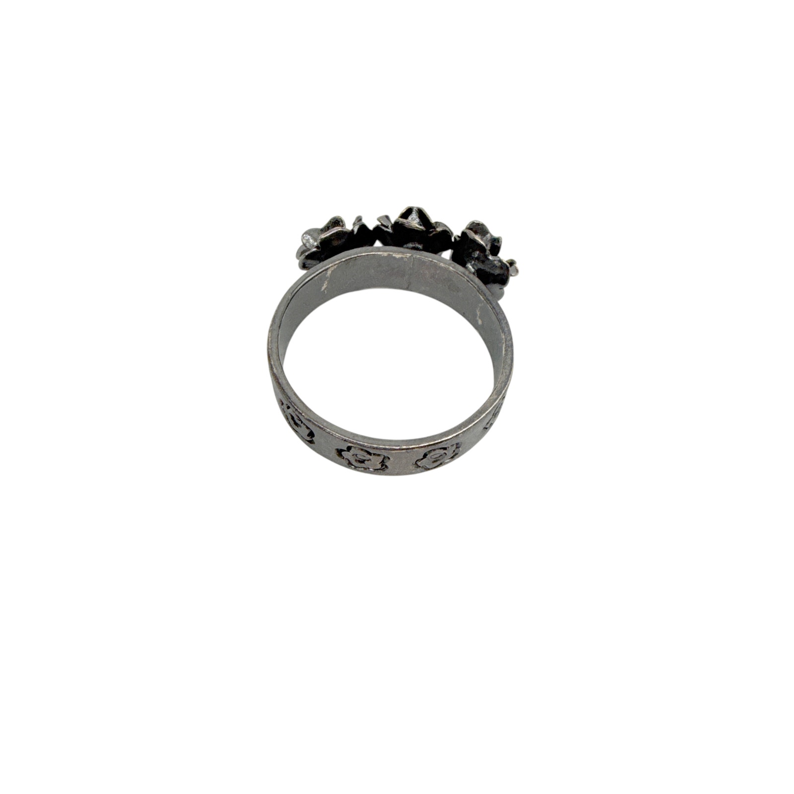Virgins Saints & Angels Vsa Stepsister Band Ring In Gunmetal 6 — image 4 of 7